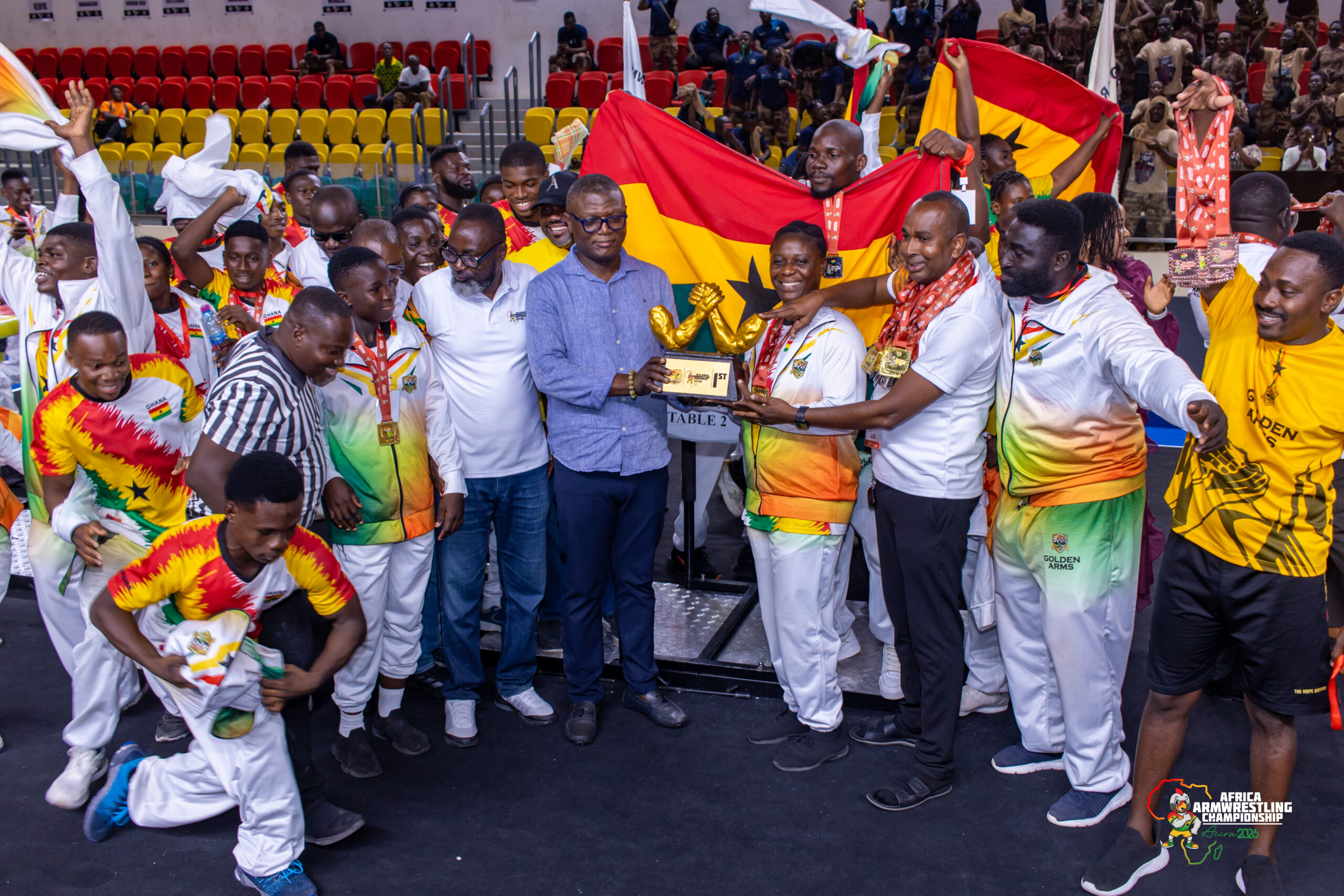 15th Africa Armwrestling Championship in Accra: Africa Shows Class